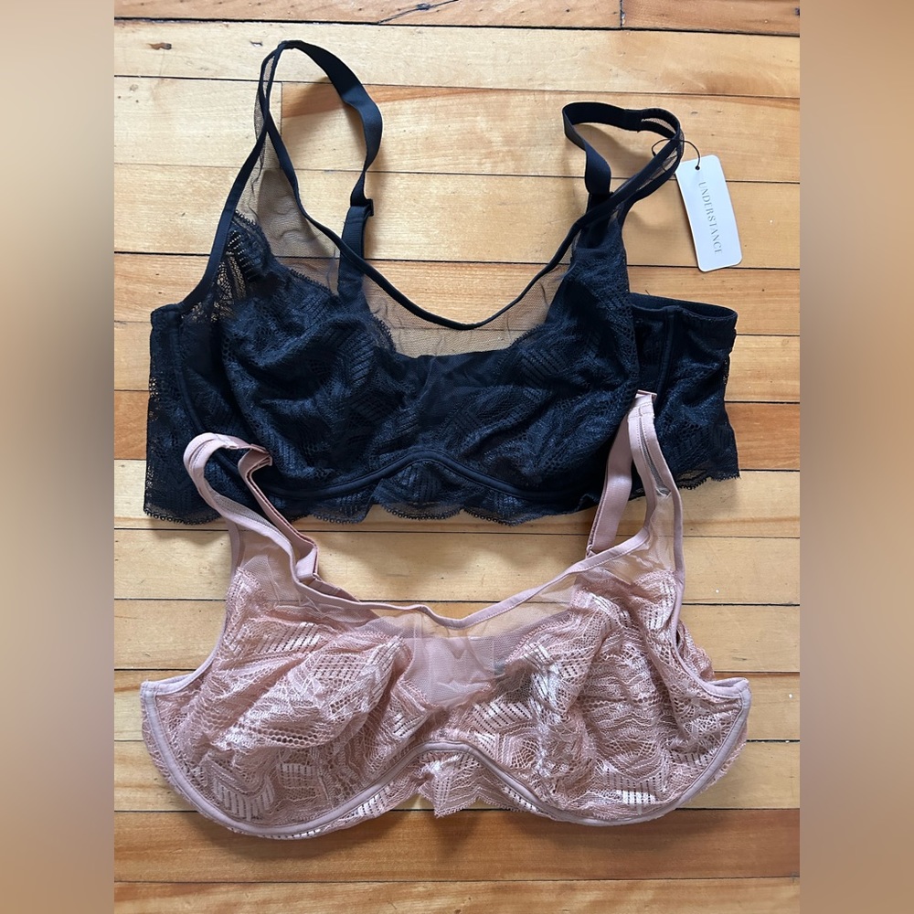 SOLD - 2 Understance “Cleo” bras - size 36DD